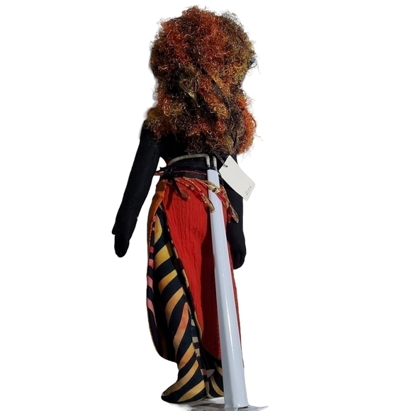 Exotic Tribal African American handmade Black Americana doll with stand - Picture 4 of 12